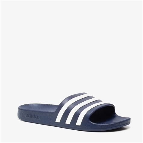 adidas adilette badslippers blauw|adidas online shop.